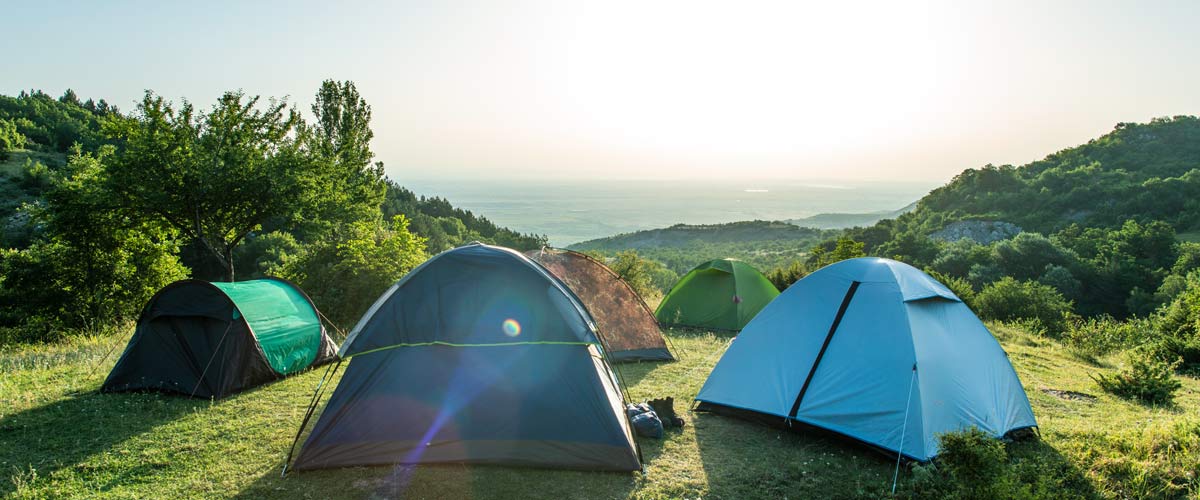 Tents-pitched-with-a-view Tents pitched with a stunning view
