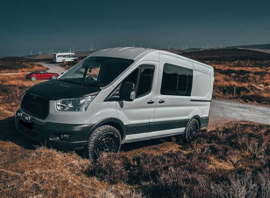 An image of a Ford Transit van, courtesy of Simon-standerwick-on-Instagram-Life-is-better-in-a-van - instagram