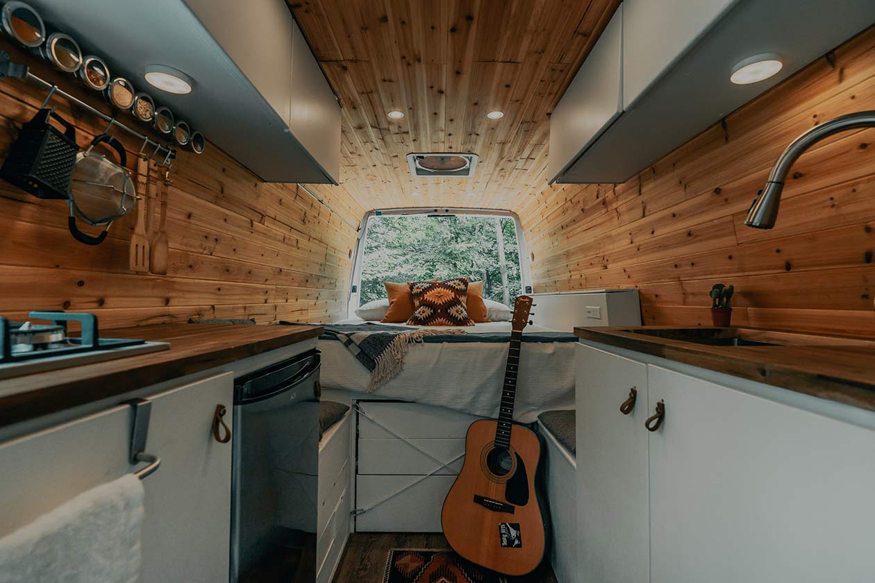 Converted Camper Interior