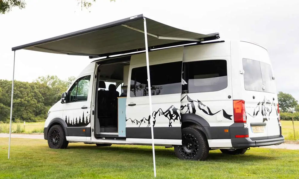 JKI25-Van-Life-Image-Header-1 A Volkswagen Crafter campervan which was converted at Just Kampers for their how-to video series