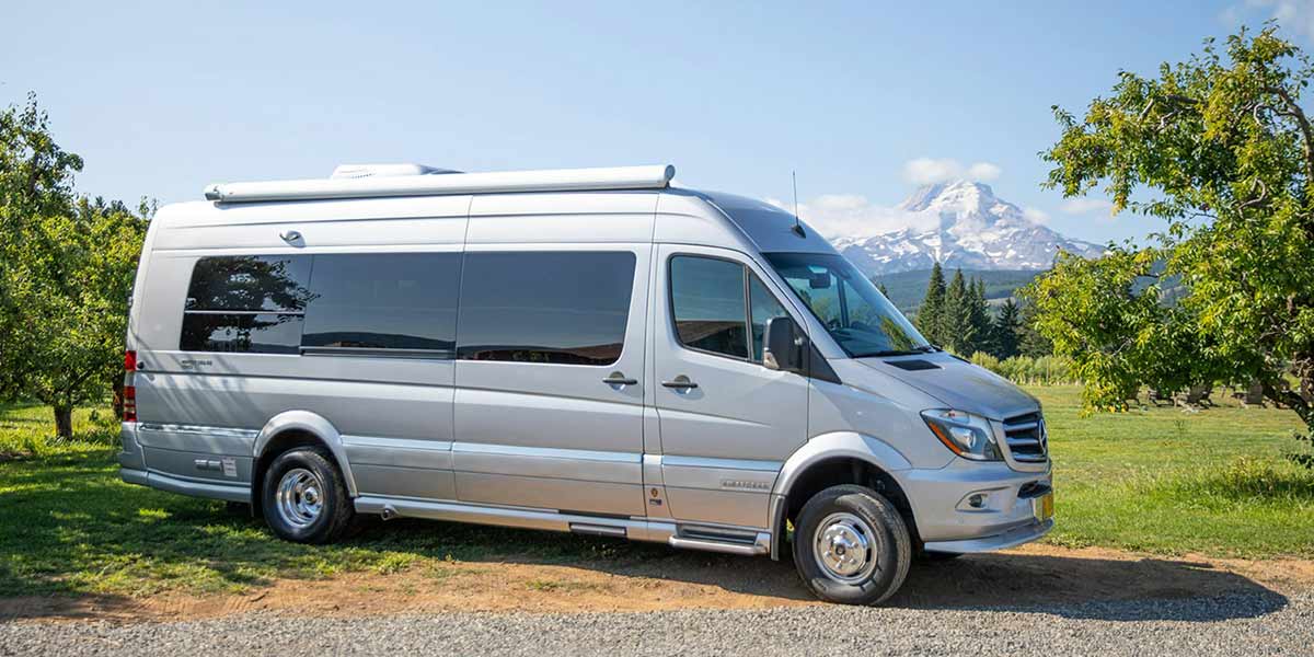Large Campervan in the sun