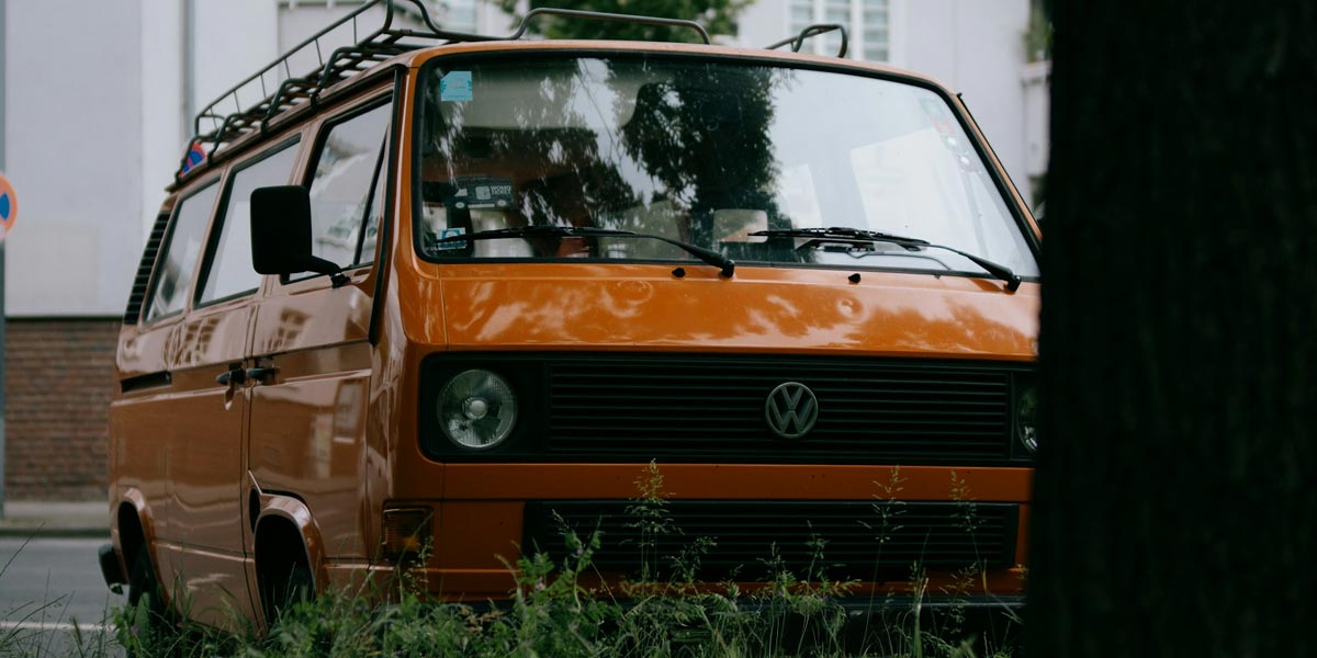 VW T25 Camper parked
