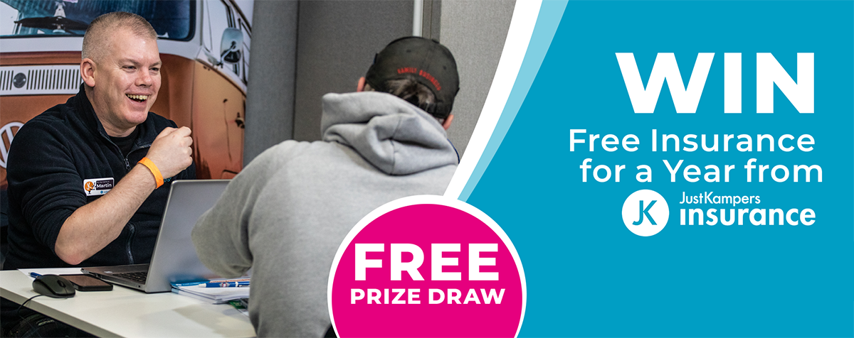 Win a Year of Free Vehicle Insurance with Just Kampers Insurance