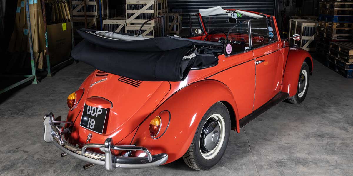 JKI Staff Rides - Meet The Team - Jason Sims - 69 Cal Look Beetle - Just Kampers Insurance -Rear