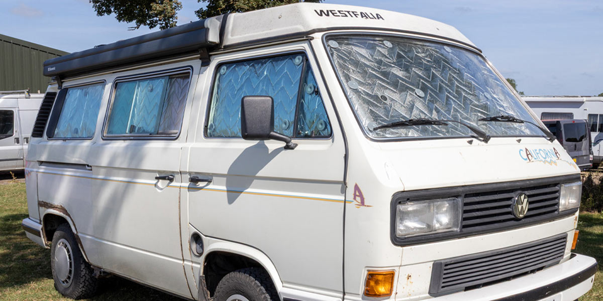A VW T25 campervan with a full set of internal thermomats