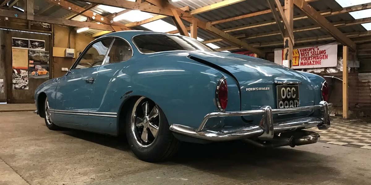 JKI Staff Rides - Meet The Team - Jason Sims - 69 Cal Look Beetle - Just Kampers Insurance -Rear