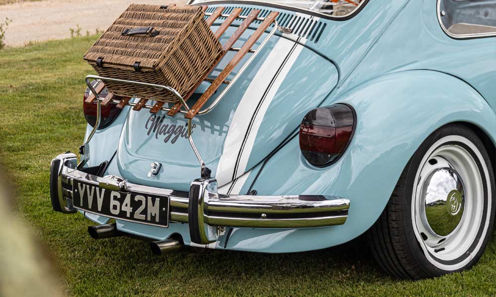 The Team - Jason Sims - 69 Cal Look Beetle - Just Kampers Insurance - Engine