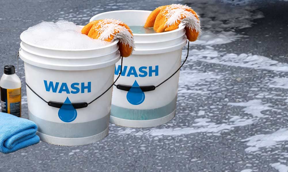 Two Bucket Wash Method | Just Kampers Insurance