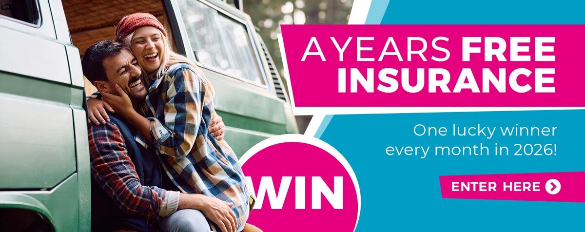 WIN A Year Of Free Insurance - Just Kampers Insurance